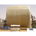 Fiber Glass Reinforced Plastic Large Tank on Site